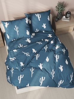 Наволочка комплект 2шт Полисатин Мечта "Кактус" 50x70 см на молнии