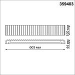 Настенный светодиодный светильник Novotech YESO 359403 OVER NT24 000