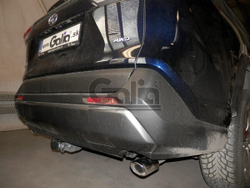 Фаркоп оцинкованный Galia T072C для Toyota RAV4 V XA50 2019-(паспорт и сертификат в комплекте)(без электрики)