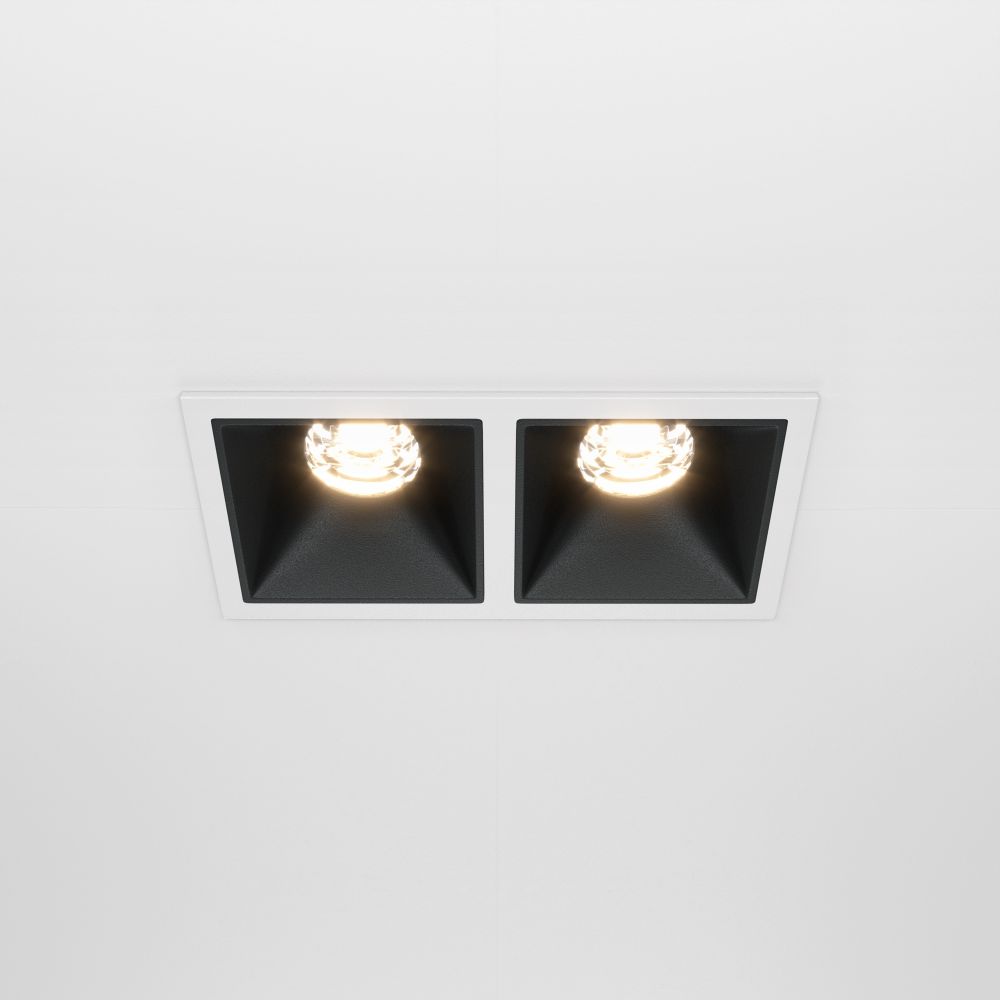 Модульный встраиваемый светодиодный светильник диммируемый Maytoni Alfa LED DL043-02-10W3K-D-SQ-WB