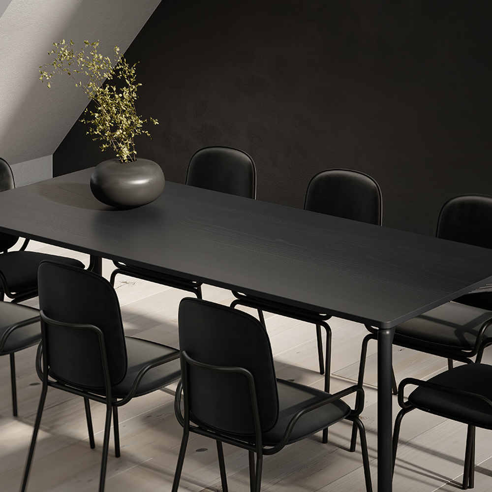 Стол обеденный LATITUDE Saga, 75х150 см, темно-серый