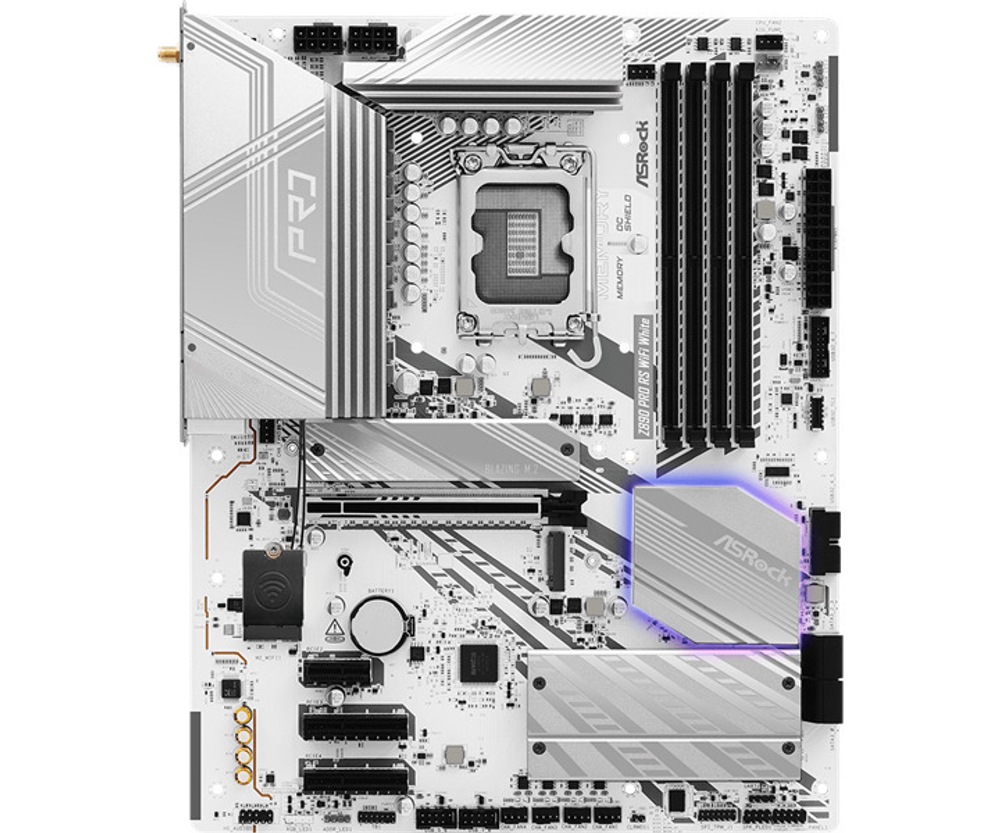 Материнская плата ATX ASRock Z890 PRO RS WIFI WHITE