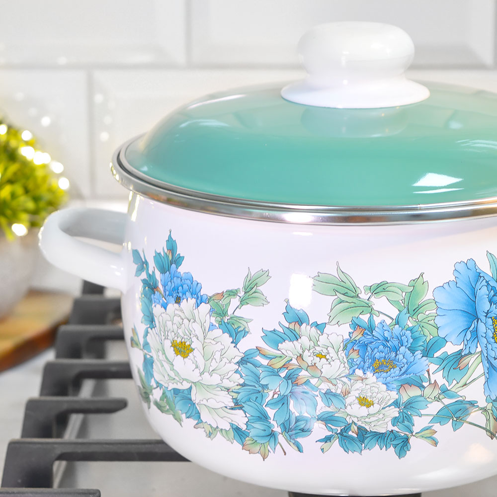 Кастрюля 3л "Голубой лотос"