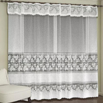 Полотно жаккардовое рис. 341,  высота 2.9м, цвет белый, Россия.