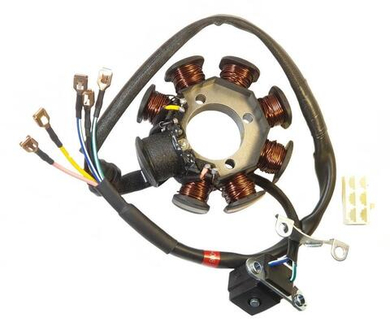 Статор генератора 172FMM-3A, 8 катушек