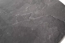 "Кипр" интерьерный стол из HPL круглый Ø30 H40, цвет "серый гранит"