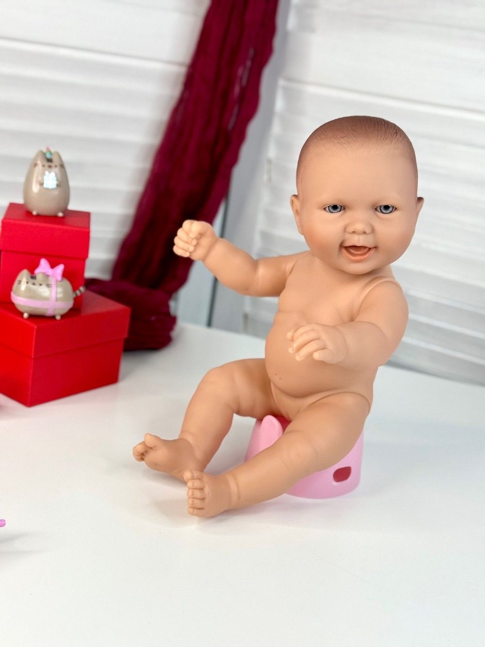 Пупс BERJUAN виниловый 30см Baby Pipi (514)