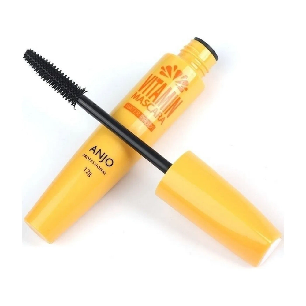 Anjo Professional Mascara Vitamin Water Proof Тушь для ресниц водостойкая с витаминами, 12 гр до 19.09.2026
