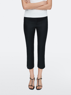 Massimo Dutti Босоножки на среднем каблуке с ремешками, черный