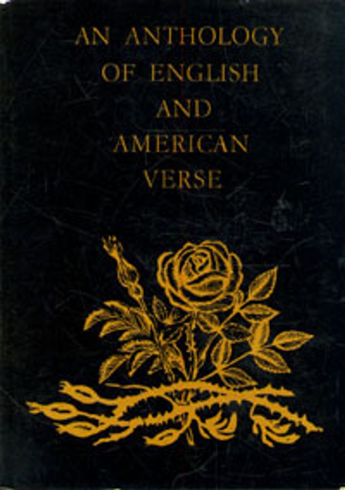 An Anthology of English and American Verse