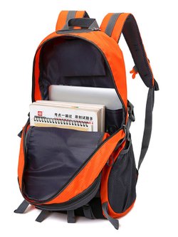 Рюкзак мужской, нейлоновый,оранжевый (560280989992)