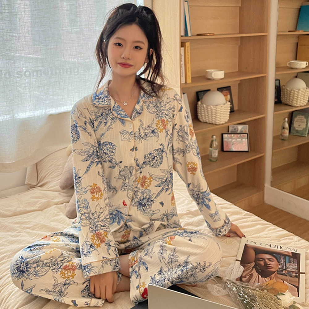 Пижама штаны+рубашка дл/р 2632