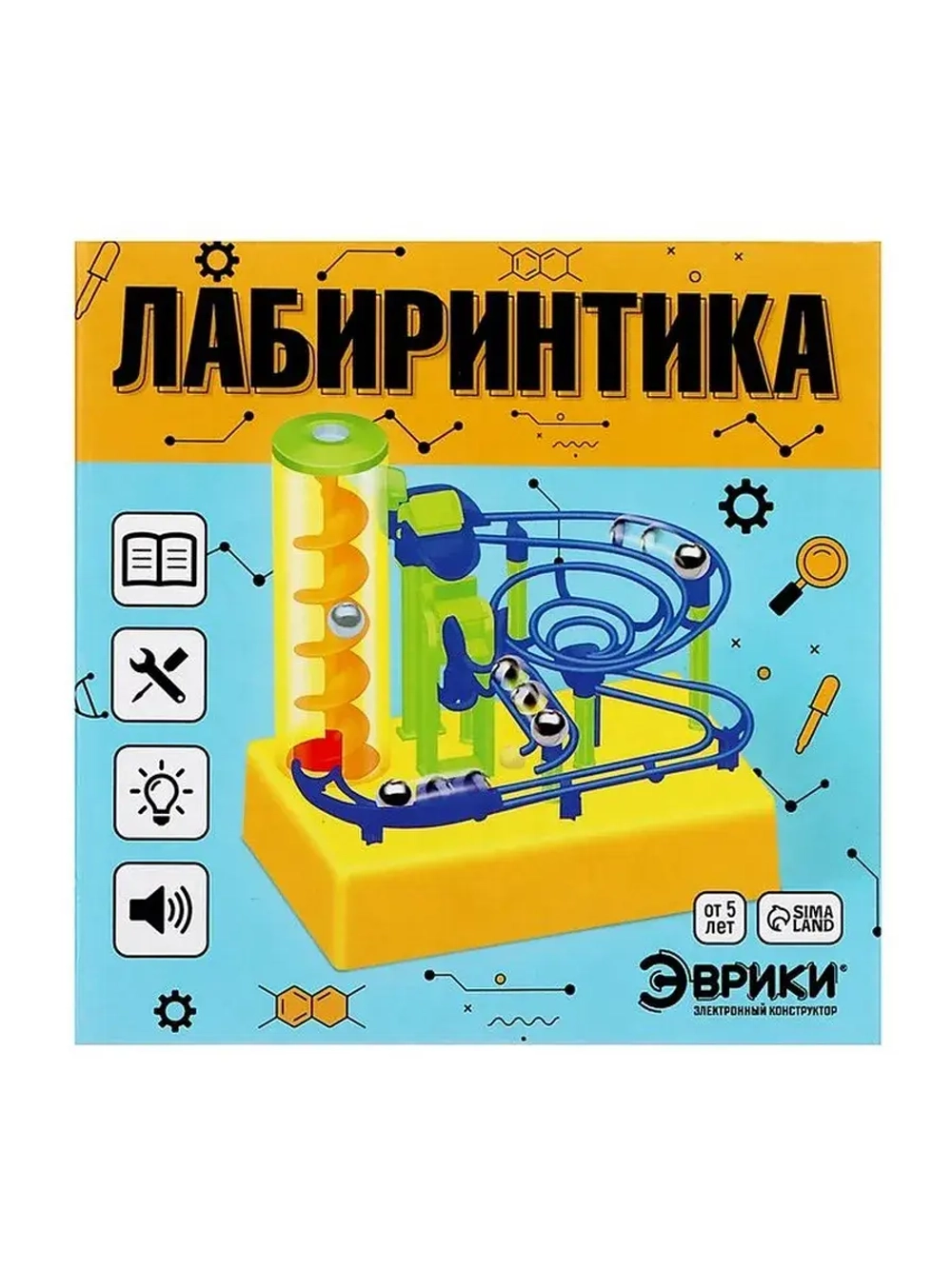 Конструктор электронный «Лабиринтика», световые и звуковые э