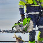 Бетонорез аккумуляторный Greenworks Арт.1501307, 82V, 350 мм, 4,3 кВт, без АКБ И ЗУ