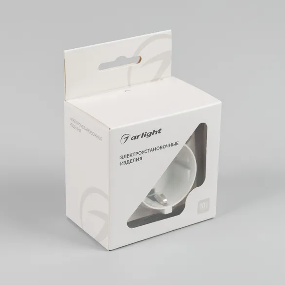 Механизм электрической розетки SCT-MEU1-PL-WH-V (250V, 16A) (Arlight, -) 049814