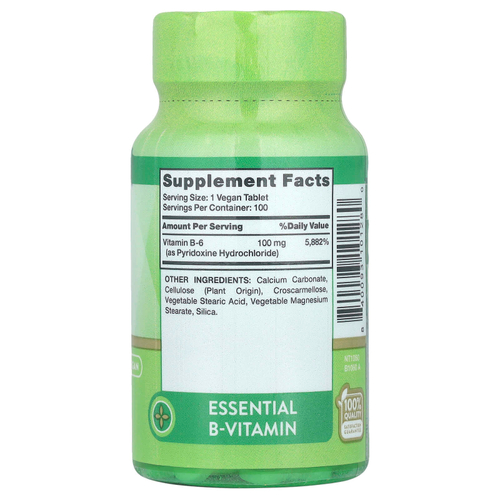 Nature's Truth, Витамин B6, 100 мг, 100 таблеток