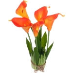 Цветочная композиция «Весенняя рапсодия» 15*30смКаллы оранжевые