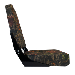 Сиденье на лодку, катер, без крепления, 430х380х200 мм (черный, белый)