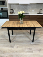 Раздвижной кухонный стол "Дуб Вотан"