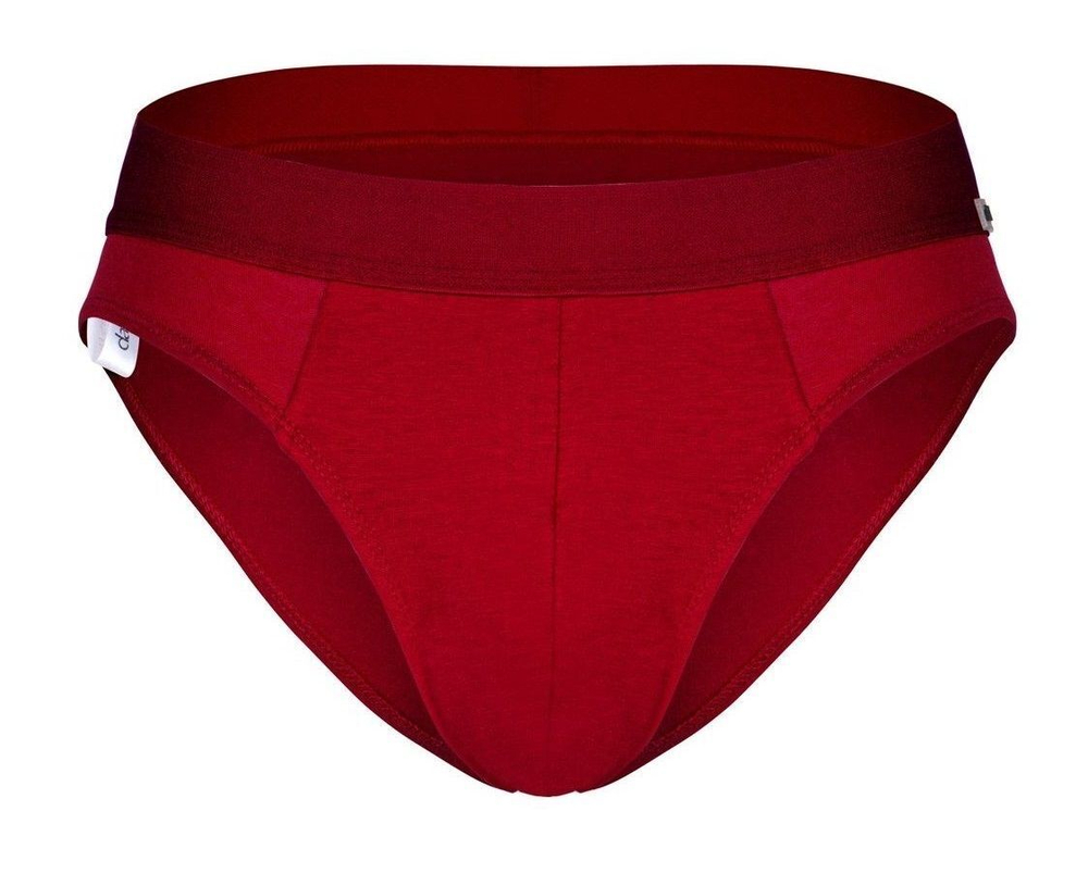 Бордовые бамбуковые трусы-брифы (Размер: XL) (Цвет: бордовый)