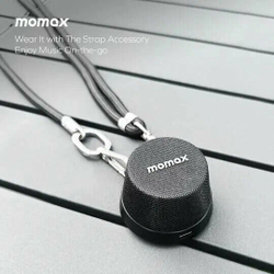 Беспроводная колонка с Magsefe Momax 1-Vibe Go Magnetic Wireless Speaker - Silver