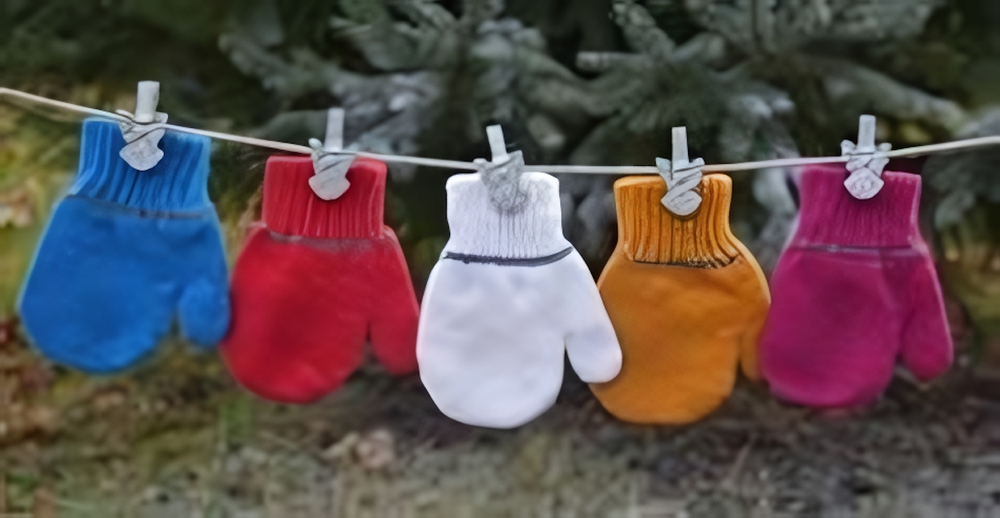 Варежки детские Katia р.10-11 (Мегашапка), 1 шт.