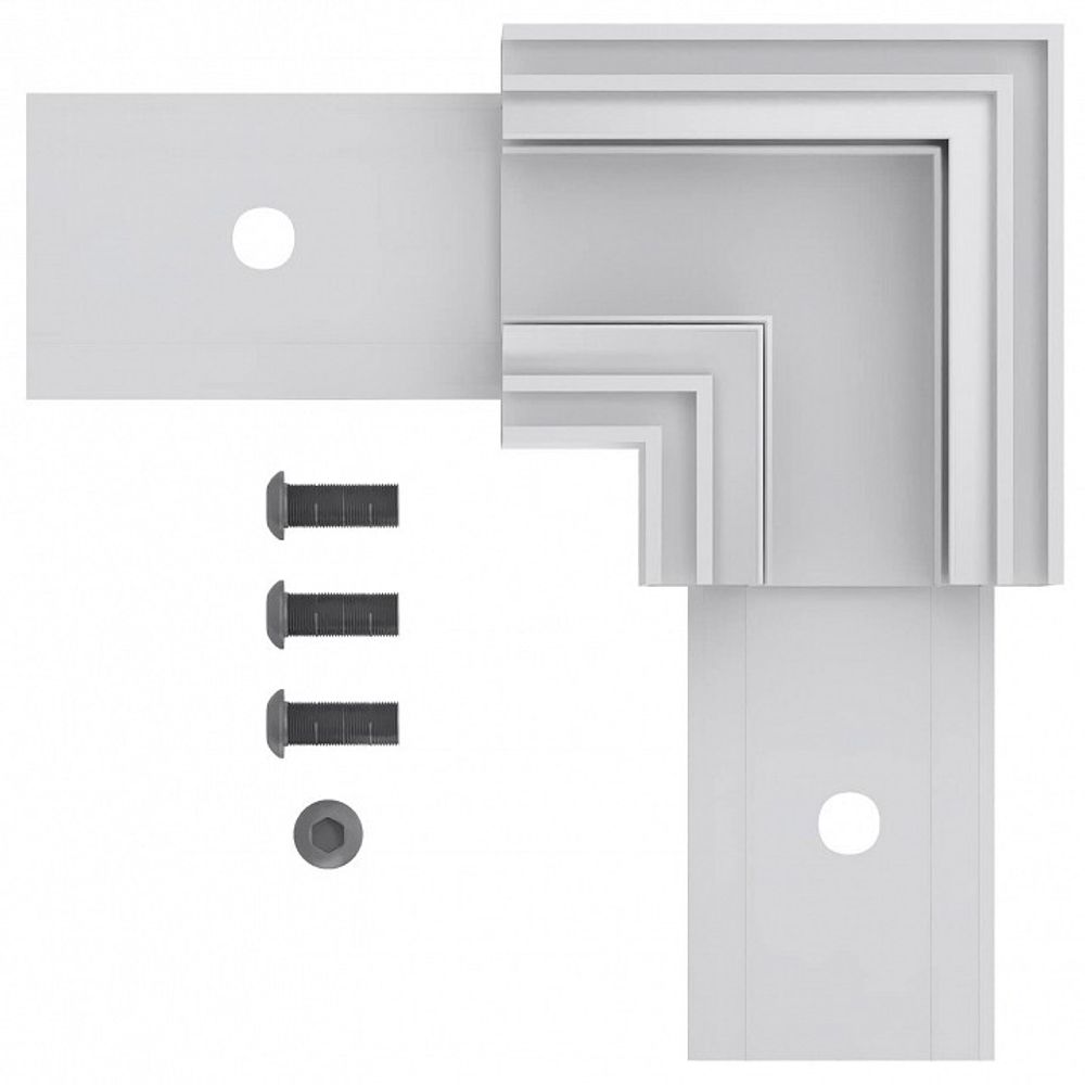 Соединитель угловой L-образный для треков накладных ST-Luce SKYLINE 48 ST1007.519.00