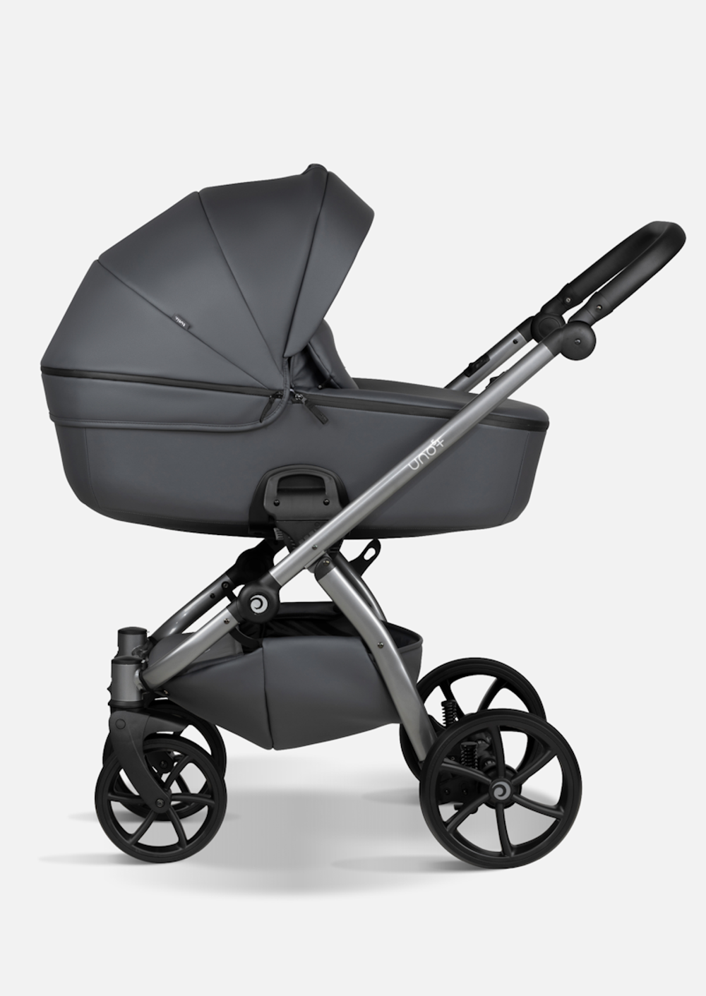Tutis Коляска 2 в 1 UNO 5+ Leather Licorice