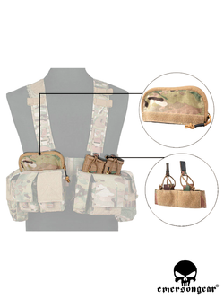 Разгрузочная система EmersonGear UW Gen V Split Front Chest Rig (EM7451). Мультикам