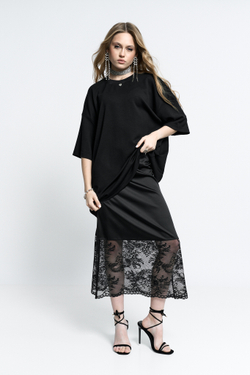 Юбка с кружевом "Вена"