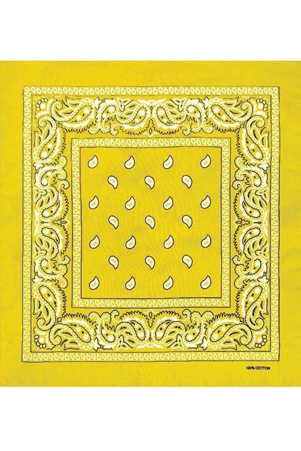 Желтая бандана фото