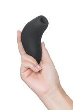 Черный вакуум-волновой бесконтактный стимулятор клитора Magnetic Deep Pulse (Цвет: черный)