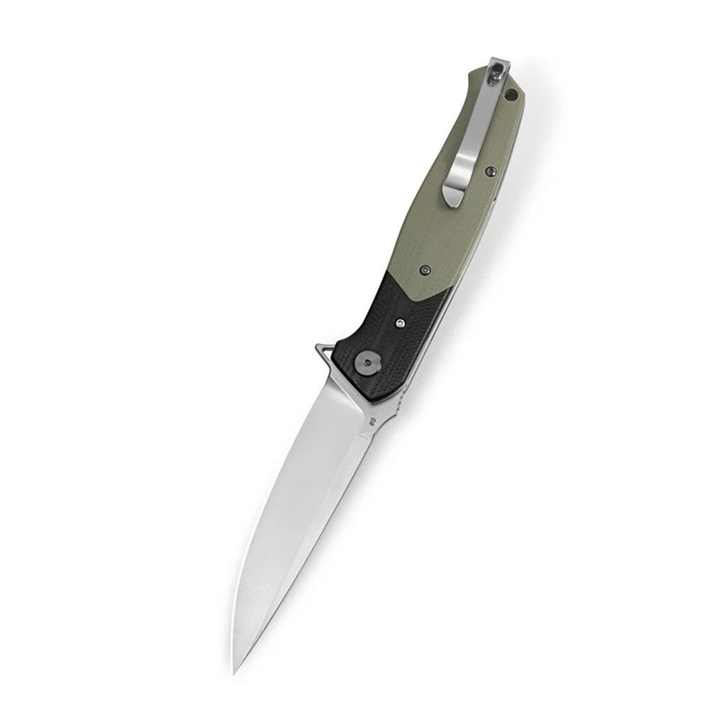 Нож складной Bestech Swordfish сталь D2, рукоять G10 черно-бежевая