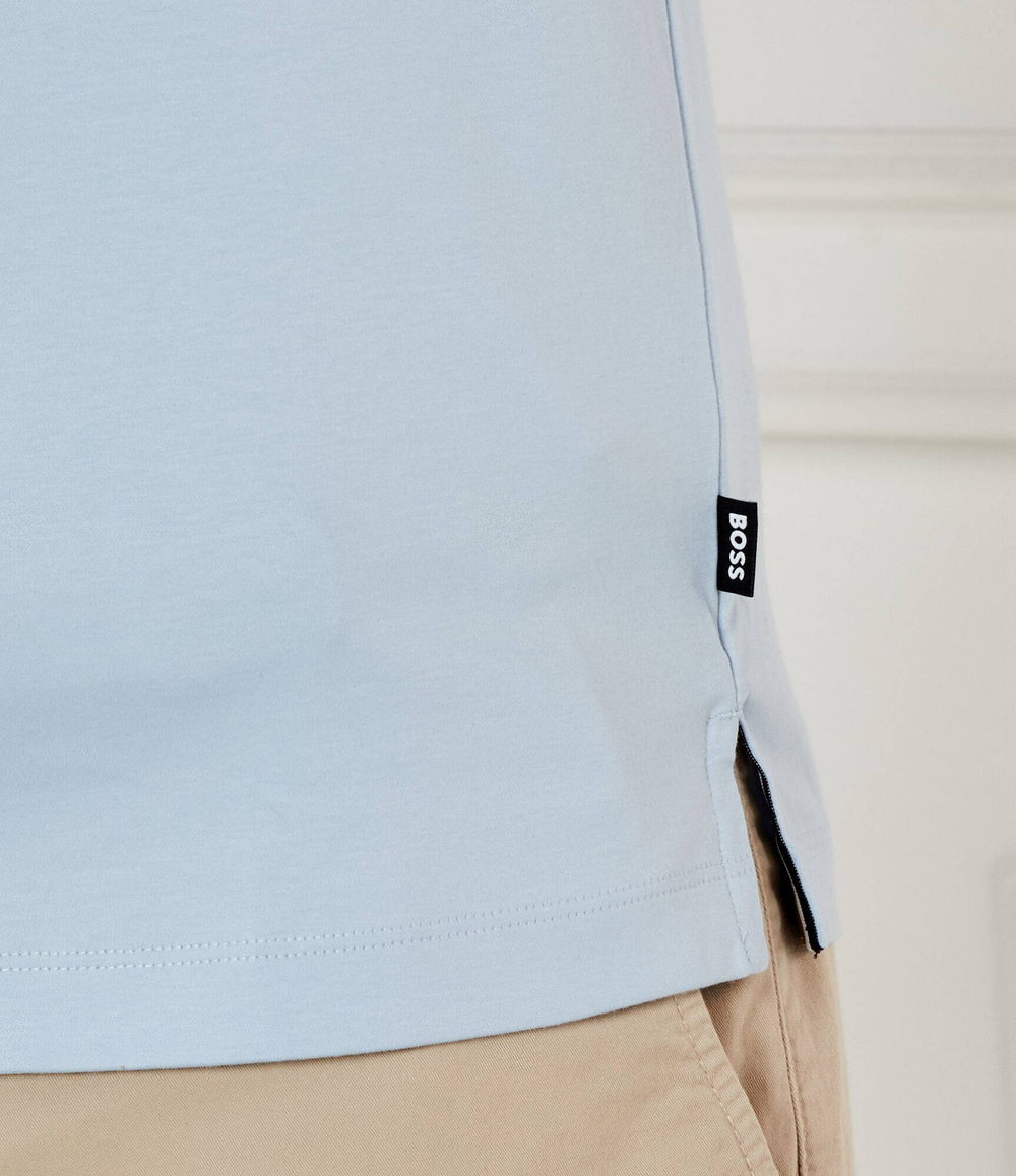 Поло H-Phillipson BOSS BLACK - голубой(50531791)