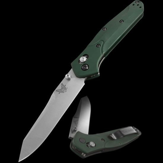 Складной нож Benchmade 940 Osborne Reverse Tanto c клинком из стали CPM-S30V, рукоять алюминий