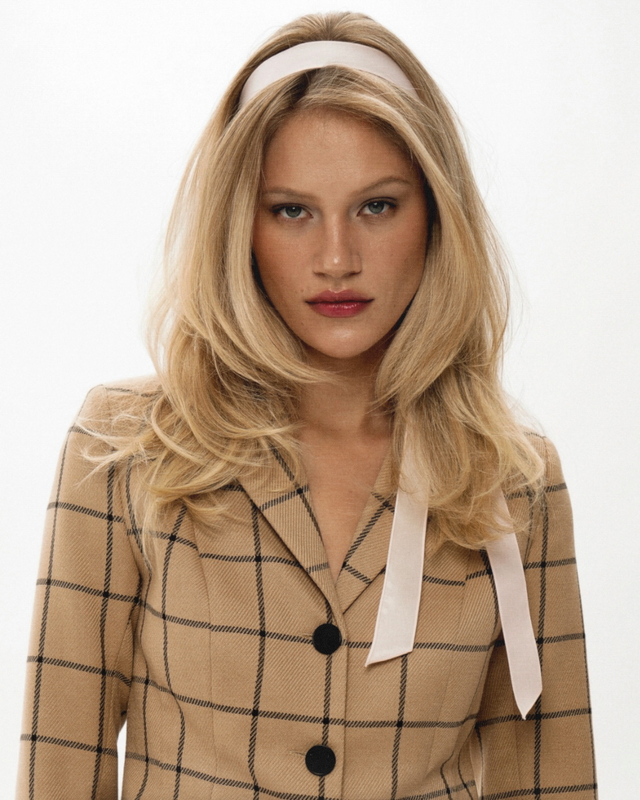 Лента шелковая розовая