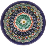 Коса для первых блюд большая 18см синяя Риштанская Керамика