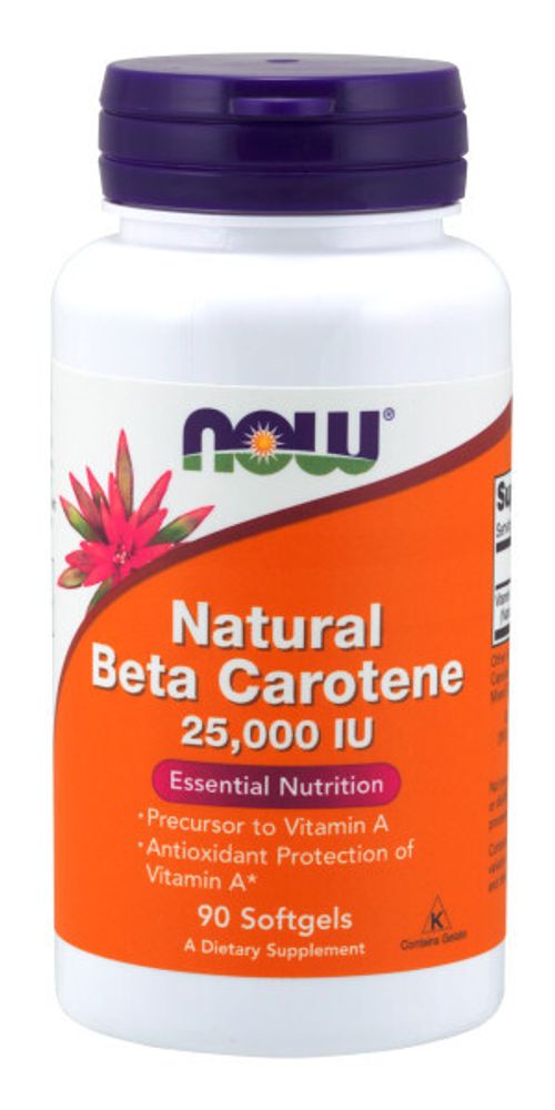 Natural Beta Carotene 25000 iu 90 softgels