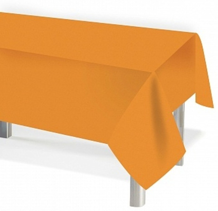 Скатерть одноразовая Мастхэв Оранжевый 137*274 см.
