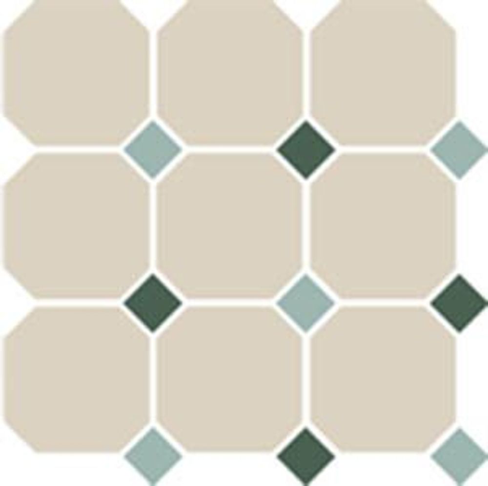 Керамогранит 4420 OCT21+14-B Brick Red OCTAGON 20/Ochre Yellow 21 + Black 14 Dots