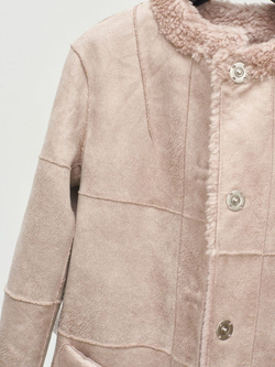 Шуба женская чебурашка тедди, SilverFox (арт. S1235-001)