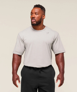 Футболка GYMSHARK Power Washed T-Shirt Smokey Grey