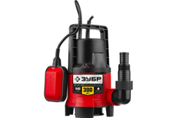 Дренажный насос для грязной воды ЗУБР 300 Вт НПГ-М1-300