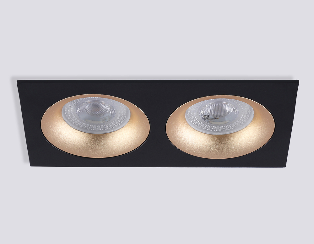 TN102735/2 BK/GD черный/золото GU5.3 175*92*23