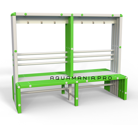 Скамья - вешалка (вариант 13) Двухсторонняя