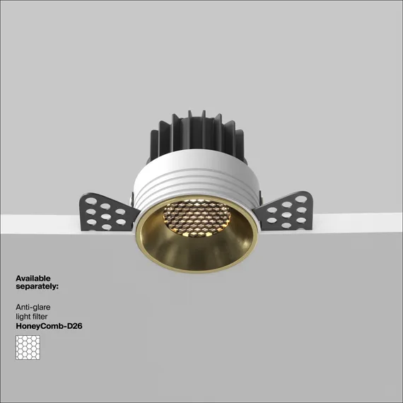 Встраиваемый светильник Раунд / Round 12 Вт 4000 К 60° Technical dl058-12w4k-trs-bs