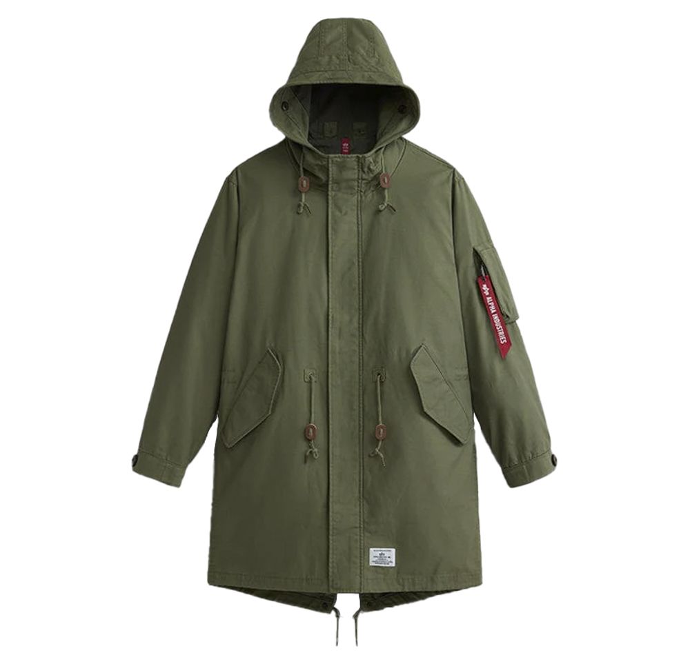 Куртка Alpha Industries M-59 Fishtail MOD Parka Olive Куртка Alpha Industries M-59 Fishtail MOD Parka Olive