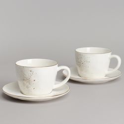 ЧАЙНЫЙ НАБОР BRONCO "GOLD" НА 2 ПЕР. 4 ПР. 350 МЛ