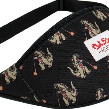 Поясная сумка OLDY. Годзила. Черный