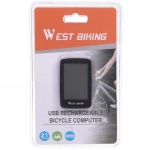 Велокомпьютер беспроводной West Biking YP0702075, 17 функций